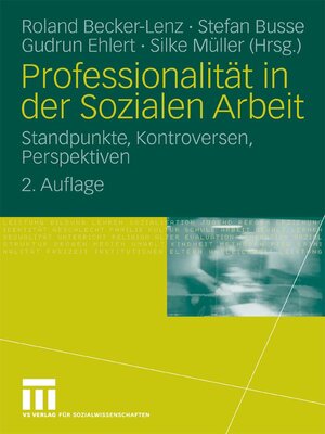cover image of Professionalität in der Sozialen Arbeit